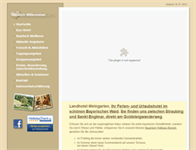 Tablet Screenshot of landhotel-weingarten.de